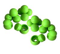 Loggyland 20 Pièce Couvre-Boulon 8/10mm Vert I 2-teilige Couvercles pour Boulons, Noix Etc. pour Assurer De Klettertürmen, Zaunverbindungen, Boulons, sur Le Aire Ou Jardin Et Terrasse