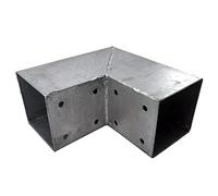 Loggyland Connecteur d'angle en bois pour 2 poutres en bois équarri 90 x 90 mm