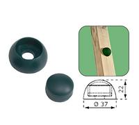Loggyland Lot de 10 capuchons de protection 8-10 mm - Verts - Protection contre les blessures pour vis et boulons