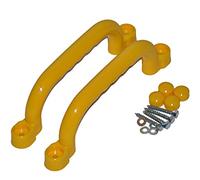 LoggyLand Poignées de Maintien pour Spielanlagen Jeu avec 2 Pièce Jaune