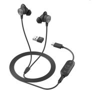 LOGI Zone Wired Earbuds Teams - Graphite