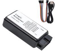 Logic Analyser 8CH USB Logic Analyzer 24MHz 8CH Logic Analyzer with USB Cable Logic Analyser Support 1.1.16 Logic Analysis Compatible with Arduino