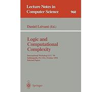 Logic And Computational Complexity