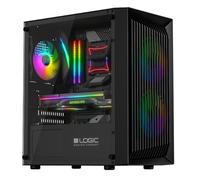 LOGIC ATOS ARGB mATX/mITX Mini USB 3.0 Noir boîtier sans alimentation