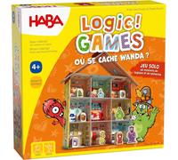 HABA – Jeu de logique Logic! GAMES «Où se cache Wanda ?» – 60 casse-têtes – 4 ans et +