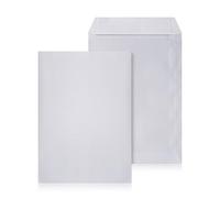 LOGIC PACK 100 Enveloppes Format C5 - Enveloppe blanche 80 g/m², 162 x 229 mm sans fenêtre