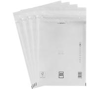 LOGIC PACK 200 Enveloppes à Bulles Blanches I9 320 x 355 mm, Pochettes Matelassées d'Expédition Auto-Adhésives, Film Bulles 50µm Ultra-Résistant et Indéchirable pour Petits Colis, au format DIN A3
