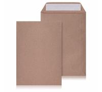 LOGIC PACK 250 Enveloppes Format C5 - Enveloppe Kraft 80 g/m², 162 x 229 mm sans fenêtre