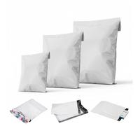 LOGIC PACK 30 Enveloppes d'Expédition Plastique pour Vinted - Sachets d'Envoi Autocollants, Opaques et Imperméables avec Bande Déchirable - Lot Mixte 3 Tailles- 25x35, 30x40, 35x45 cm