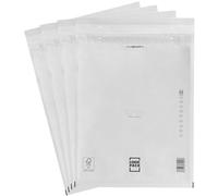 LOGIC PACK 50 Enveloppes à Bulles Blanches K10 370 x 480 mm, Pochettes Matelassées d'Expédition Auto-Adhésives, Film Bulles 50µm Ultra-Résistant et Indéchirable pour Petits Colis, au format DIN A3