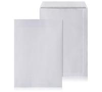 LOGIC PACK 500 Enveloppes Format C4 - Enveloppe blanche 90 g/m², 229 x 324 mm sans fenêtre