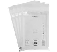 LOGIC PACK Lot de 50 Enveloppe Bulle Enveloppes matelassées D4 200 x 275 mm Enveloppes de protection pour expédition, enveloppes blanches autocollantes, pour le format DIN B5