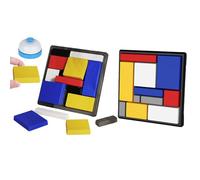 Logic Puzzle Game - ABS 13.5x13.5cm | Logical Thinking Training Puzzles, Intelligence Developmental Toy, Logic Puzzle Brain Teaser Game, for School Office Travel Camping | Training