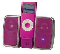 Logic3 i-Station Traveller Enceinte portable pour lecteur mp3 et iPod Rose (Import Royaume Uni)