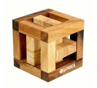 Logica Jeux Art. Chasse Royale - Casse-tête 3D en Bois Précieux - Difficultè 5/6 Incroyable - Collection Leonardo da Vinci