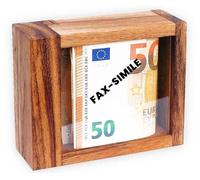 Logica Jeux Art. Coffre-Fort avec Astuce XL - boîte secrète - difficultè 5/6 INCROJABLE - Casse-tête en Bois