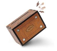 Logica Jeux Art. Pandora Box - La Boîte Secrete - Casse-Tête en Bois - Coffret Secret - Difficultè 5/6 Incroyable - Collection Leonardo da Vinci