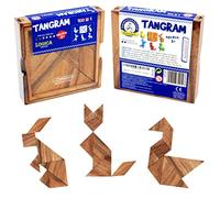 Logica Jeux Art. Tangram - 100 Figures en 1 - Casse-Tête Éducatif - Jeux Geometrie - Collection Euclide