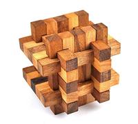 Logica Jeux Art. Uranus - Casse-tête 3D en Bois - Difficulté 6/6 Expert - Série Star Adventures