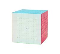 Logica Jeux - Cube Magique 10x10 Stickerless - Cube Professionnel - Rotation Fluide et silencieuse