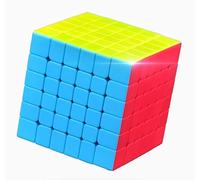 Logica Jeux - Cube Magique 6x6 Qifan S2 Stickerless - Cube de Vitesse - Jeux pour Enfants