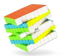 Logica Jeux - Cube Magique 7x7 Qixing S2 Stickerless - Cube Professionnel - Casse-tête Torsion 3D pour Adultes et Enfants
