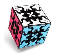 Logica Jeux - Cube Magique Gear 3x3 (boîte à Couleurs) - pour Les débutants - Jeux de logique - Rotation Fluide - Cube de Collection