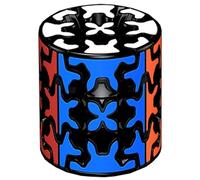 Logica Jeux - Cube Magique Gear Cylindre 3x3 - Puzzle Collection - sans Autocollants - Cube résistant - Idée Cadeau Puzzle - Voyage - Puzzle pour débutants