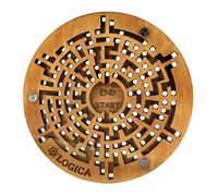 Logica Jeux - Pluton - Puzzle Labyrinthe en Bois - Difficulté 4/6 Extrême - Série Star Adventures