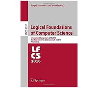 Logical Foundations Of Computer Science