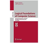 Logical Foundations Of Computer Science