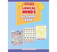 LOGICAL MINDS Activity Book: 3-in-1 Full Color Activity Puzzle Book for Kids and Adults! Hidden Pictures, Spot the Difference, and Word Search!(BrainLounge)