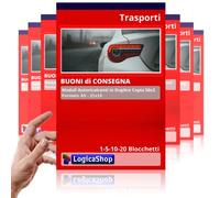 LogicaShop Coupons de livraison en double copie automatique, modules 50x2, format A5, 22x15cm (5)
