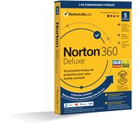 Symantec - Norton 360 Deluxe 2021 | 5 appareils | 1 an | PC/Mac/Android/iOS | Téléchargements