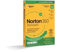 Logiciel antivirus - SYMANTEC - Norton 360 Standard - 10Go - 1 poste - Protection multi-plateforme