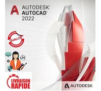 Logiciel - Autodesk - AutoCAD 2022 - Version complète - Licence à vie - Windows 10