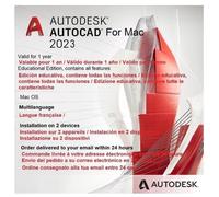 Logiciel - AUTODESK - Autocad 2023 - 1 an de licence - Mac OS - Blanc