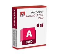Logiciel - Autodesk - AutoCAD LT 2024 - Licence officielle 1 an - Assistance technique gratuite