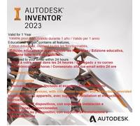 Logiciel - Autodesk - Inventor Professional 2023 - Licence éducative - Livraison numérique - 1 an