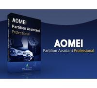 Logiciel Complet AOMEI Partition Assistant Pro [Windows 64], non compatible Mac. Licence valide pour un poste