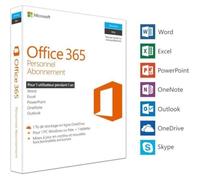 Logiciel de bureautique - Microsoft - Office 365 Personnel - 1 To de stockage - PC et Mac - 1 licence