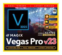 Logiciel de montage vidéo - MAGIX - VEGAS Pro 23, Dernière version, 2025/2026 - Activation à vie - Livraison rapide - PC Windows