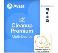 Logiciel de nettoyage - Avast - Cleanup 2024 - 3 Ans - 5 Appareils - Téléchargement