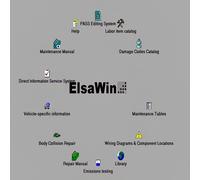 Logiciel de réparation automobile ElsaWin 6.0 dernière version 2026 pour V-W, A-udi, Sk-oda, S-eat, compatible avec les modèles jusqu'en 2017 ElsaWin 6.0