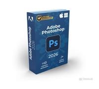 Logiciel de retouche photo - Adobe - Photoshop 2026 - Activation perpétuelle - 1 PC - Téléchargement - Windows 64