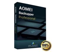 Logiciel de sauvegarde - AOMEI - Backupper Professional 2025 - Licence 1 PC - Mises à jour à vie - Windows 7+