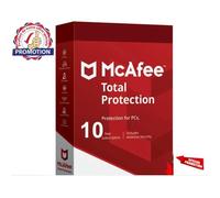 Logiciel de sécurité - MCAFEE - Total Protection 2022 - Clé GLOBALE - 1 PC - 10 ANS