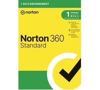Logiciel de sécurité - NORTON - 360 Standard - 1 An - 1 Appareil - Téléchargement