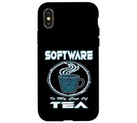 Logiciel est ma Tasse de thé Ingénieur Informatique Coque pour iPhone X/XS