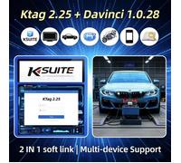 Logiciel Ktag 2.25 et Ksuite 2.80 pour KESS V2 V5.017 Outil de Diagnostic et Programmation ECU Correction Erreurs RSA